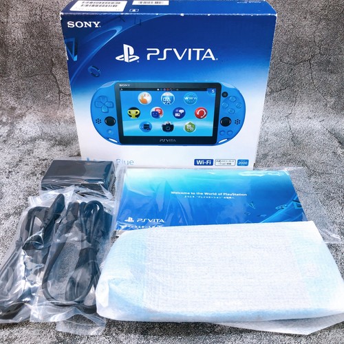 Sony PlayStation Vita Wi-Fi Console PCH-2000 ZA23 Aqua Blue