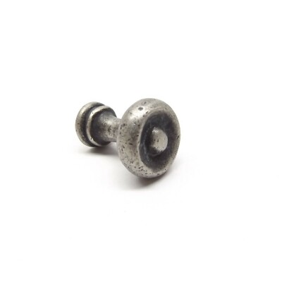 Anne At Home 1113-1 Apothecary Solid Pewter Large Drawer Cabinet Knob Matte