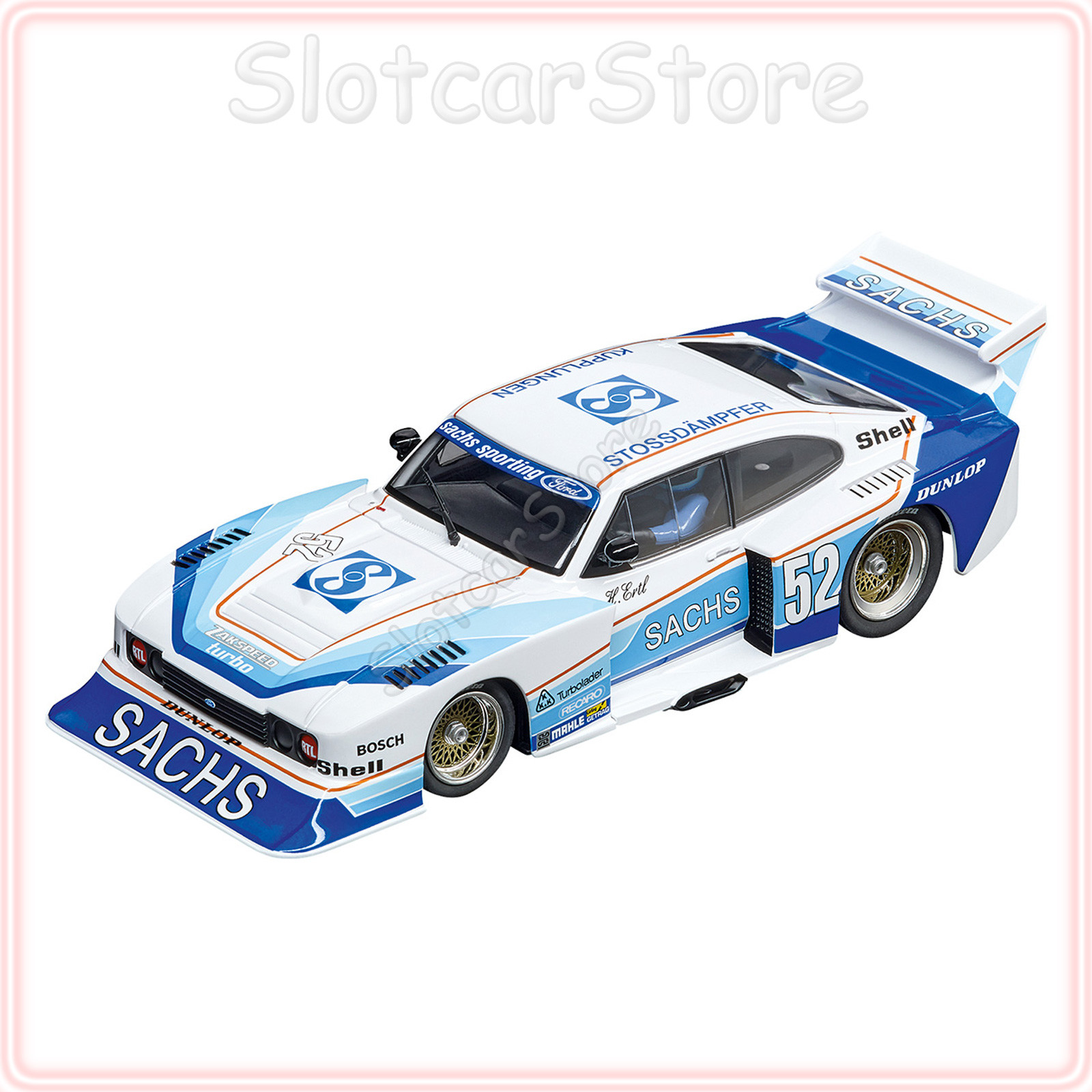 ミニカー Carrera DIGITAL 132 Ford Capri Zakspeed Amazon.com: Carrera 30887 Ford Capri Zakspeed Turbo D&W #3