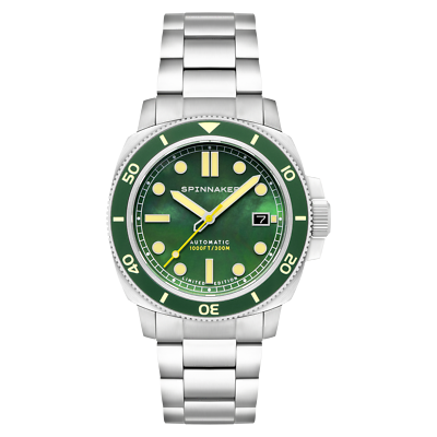 Pre-owned Spinnaker Hull Pearl Diver Automatic Limited Edition Stainless Steel 42mm Japane