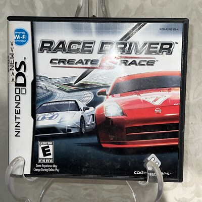Nintendo DS - Race Driver Create and Race, Case, Manual, Game FREE SHIPPING RARE