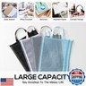 Mesh Zipper Pouch, Lightweight Nylon File Folders, A4 Document Organizer Clearly Visible Mesh Zip Bag, Suitable for School Office Travel Supplies (Double-Layer Mesh)