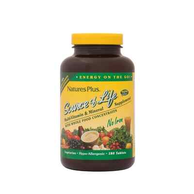 Natures Plus Source of Life No-Iron 180 Tablets, B0001VU7AG