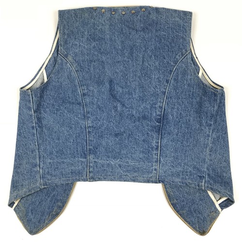 Vintage Phoenix USA Frontier Collection Denim Vest Reenactment Wear Size Small