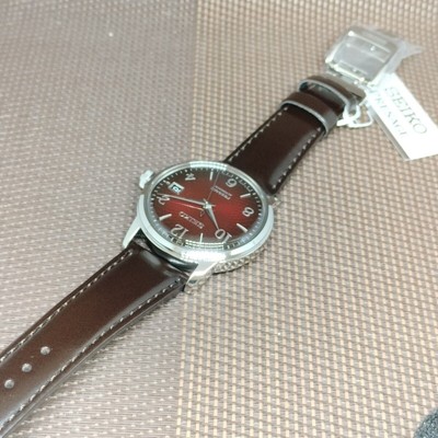 Pre-owned Seiko Presage Srpe41j1 Cocktail Time "negroni" Automatic Leather Men Dress Watch