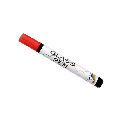 Ltd Glass Pen - 5mm Red For Writing On Windows Narrow