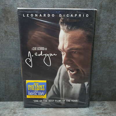 J. Edgar (DVD, 2012, Widescreen) Leonardo DiCaprio NEW, SEALED