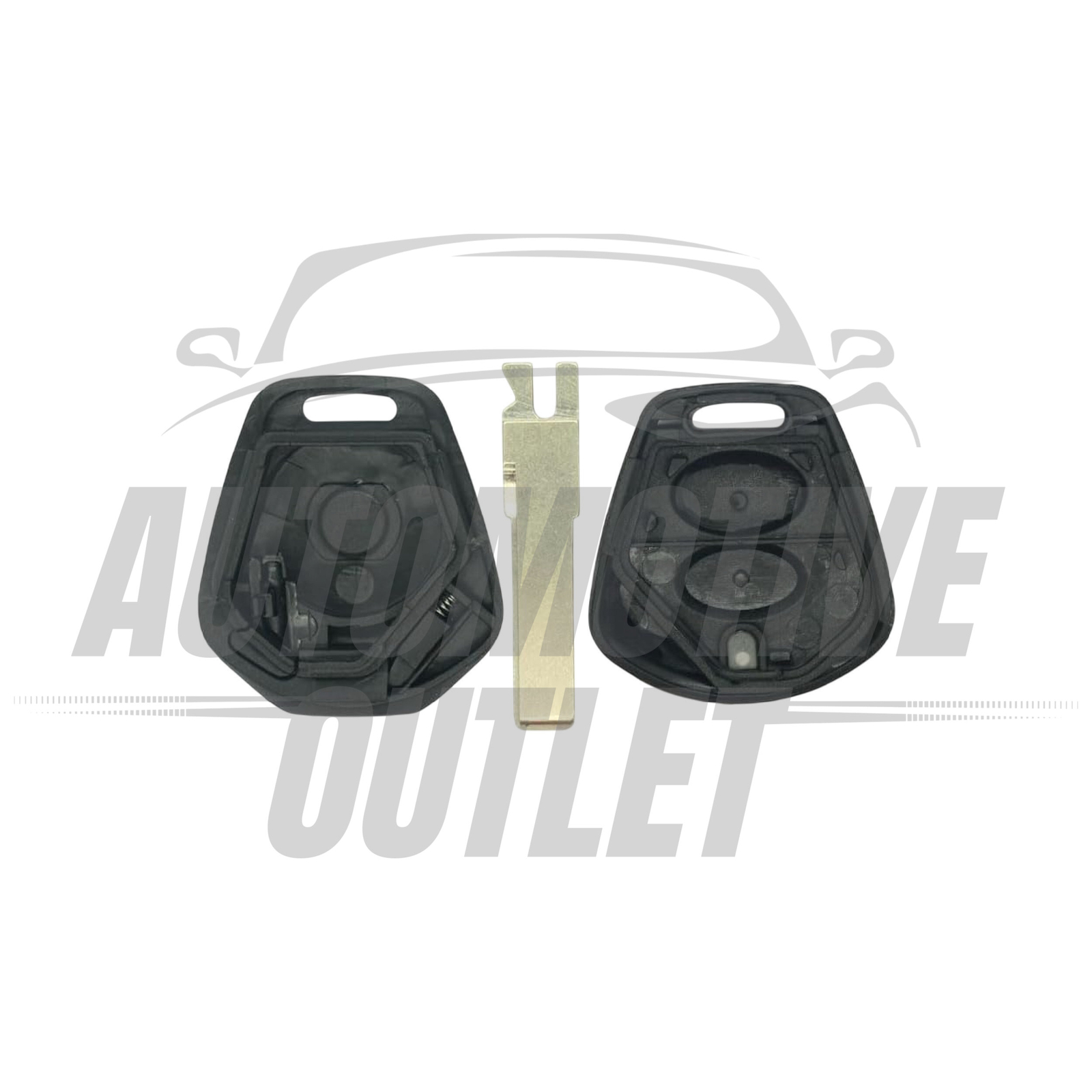 2 BUTTON REMOTE KEY FOB CASE BLADE LOGO PG920B FOR PORSCHE 911 996 986 BOXSTER 6