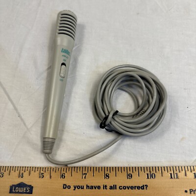 3.5 Mm Microphone Labtec AM22 Microphone With 3.5mm Connector Tested Working B2