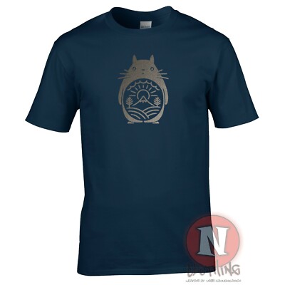 My Neighbour Totoro t-shirt Studio Ghibli TeeShirt Spirited Away silver print
