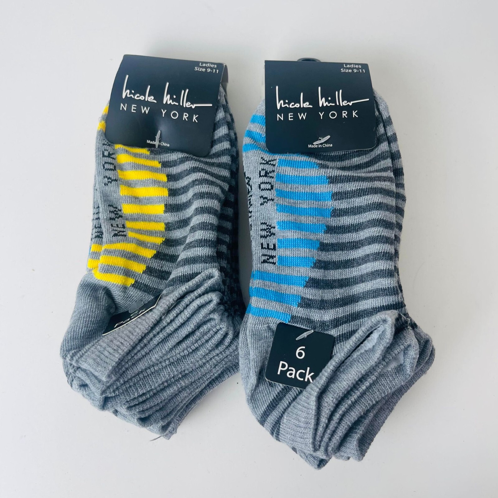 For Ladies,  9-11, Gray Stripes