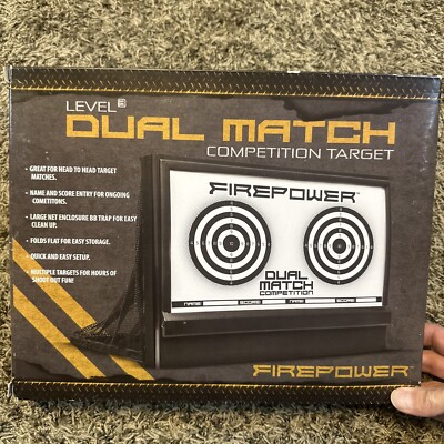 Level 3 Dual Match Competition Target Fire Power Airsoft