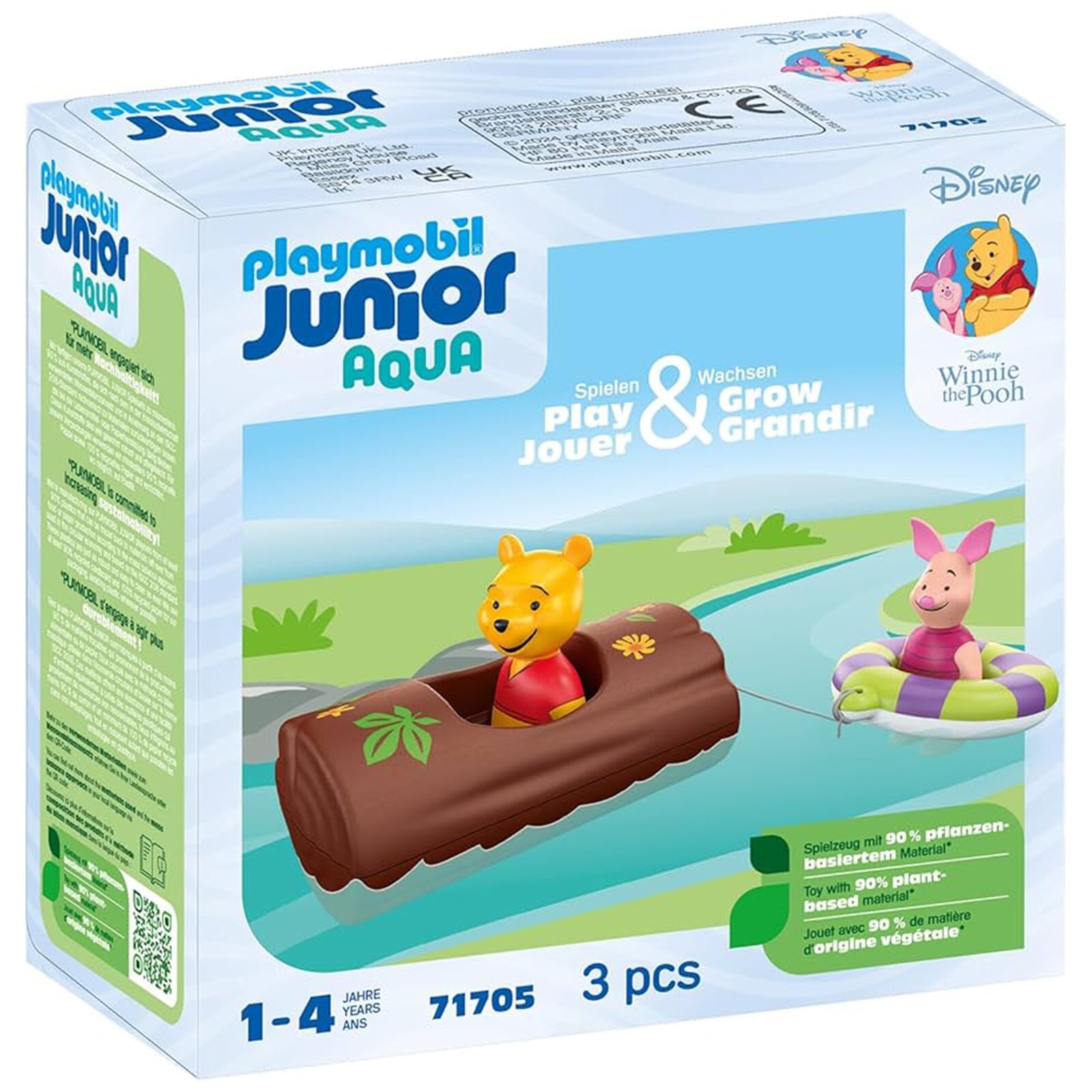 Набор для водных приключений Playmobil Junior Disney Винни Пух и Поросята 71705
