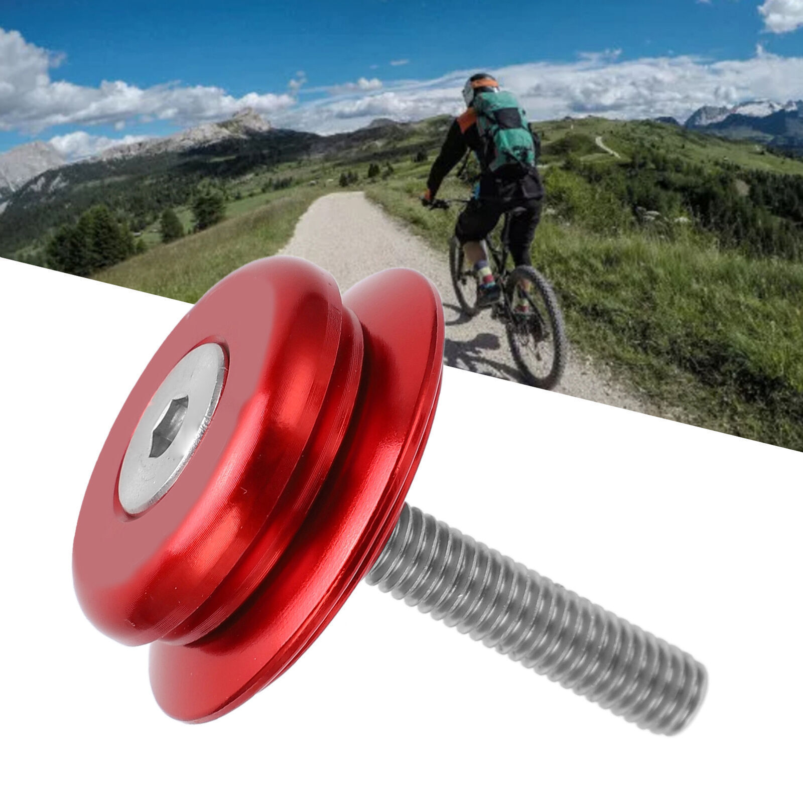 Bicycle Headset Top Cap Aluminum Alloy Mountain Bike Headset Stem Top Cover