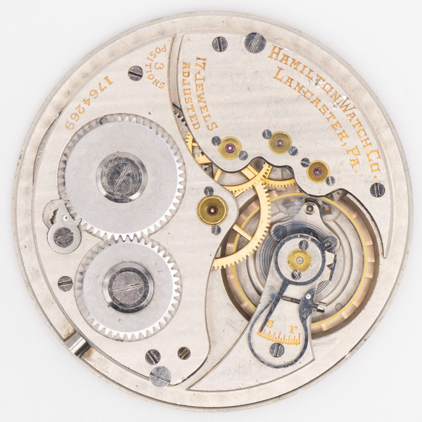 Hamilton 914 Model 1 12-Size 17-Jewel Antique Pocket Watch Hamilton 914 Model 1 12-Size 17-Jewel Antique Pocket Watch
