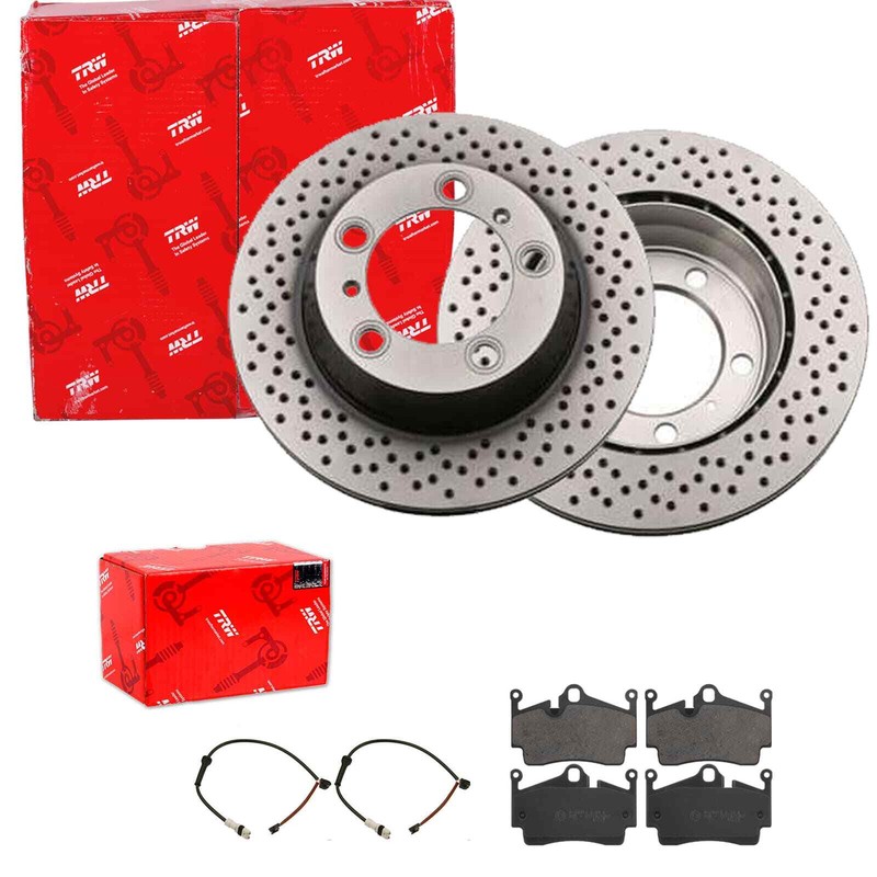 Trw Disques + RevÃªTements ArriÃ¨Re Convient Pour Porsche 987 Boxster Cayman