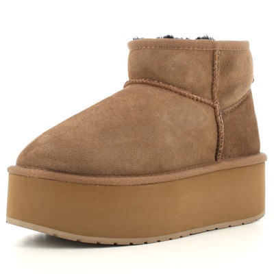 Pre-owned Emu Australia A24us Women Ankle Boots W13082-coriander Stinger Micro Flatform