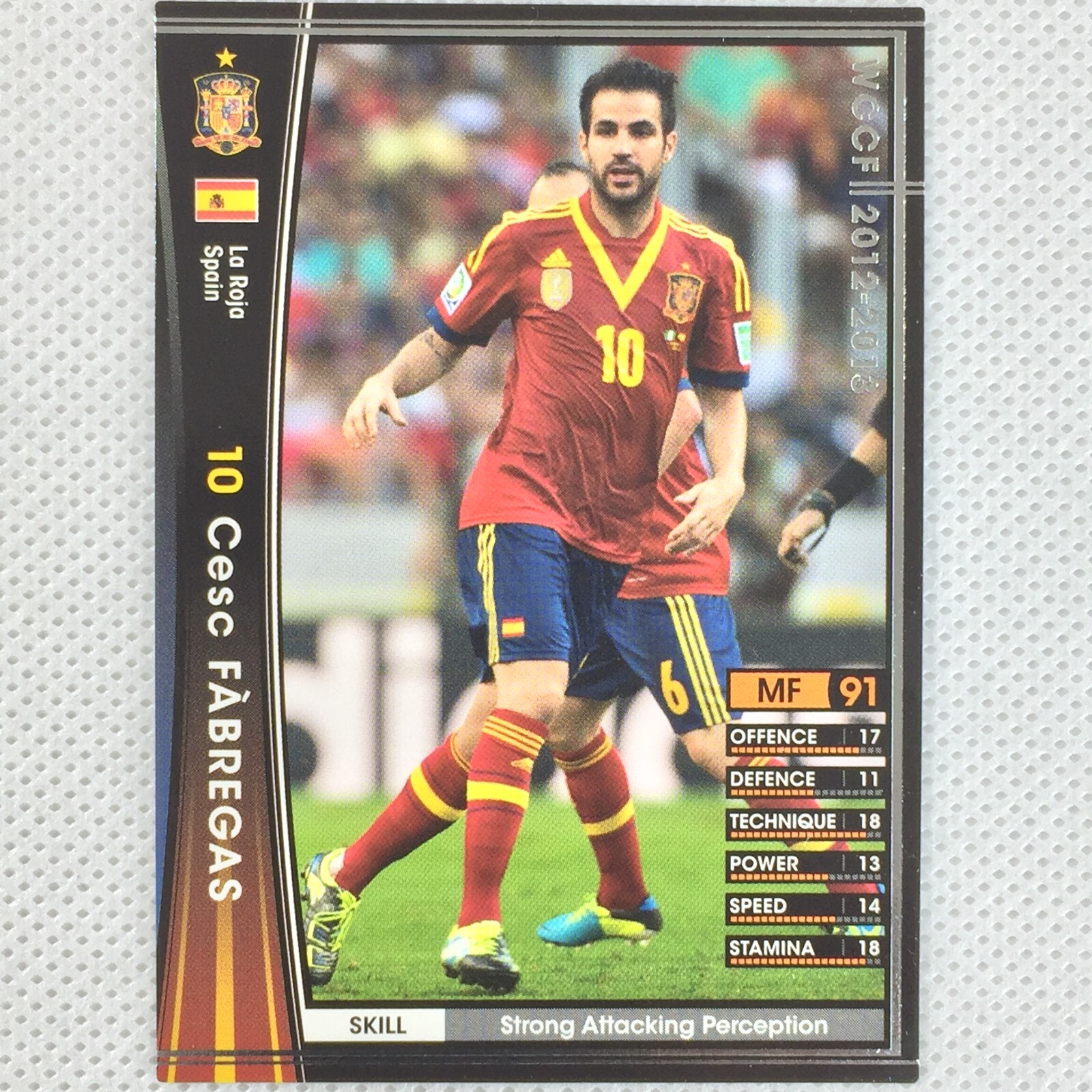 WCCF スペイン Panini WCCF 2012-13 Francesc Fabregas La Roja A71 Spain