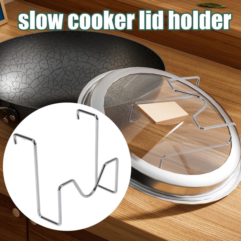 Crock Pot Lid Holder, Slow Cooker Lid Holder, Lid Pocket Slow Cooker Lid Holder