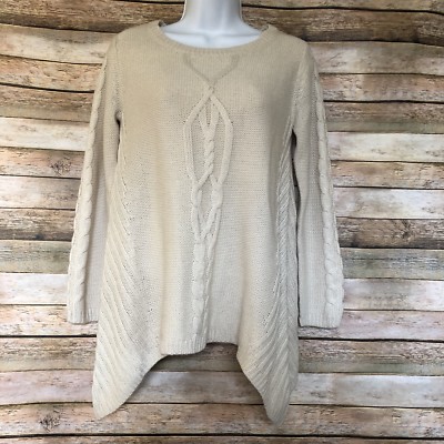 style co Cream Sweater With Braid Detail