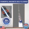 HADOR Magnetic Thermal Insulated Door Curtain Fit Door Size 30