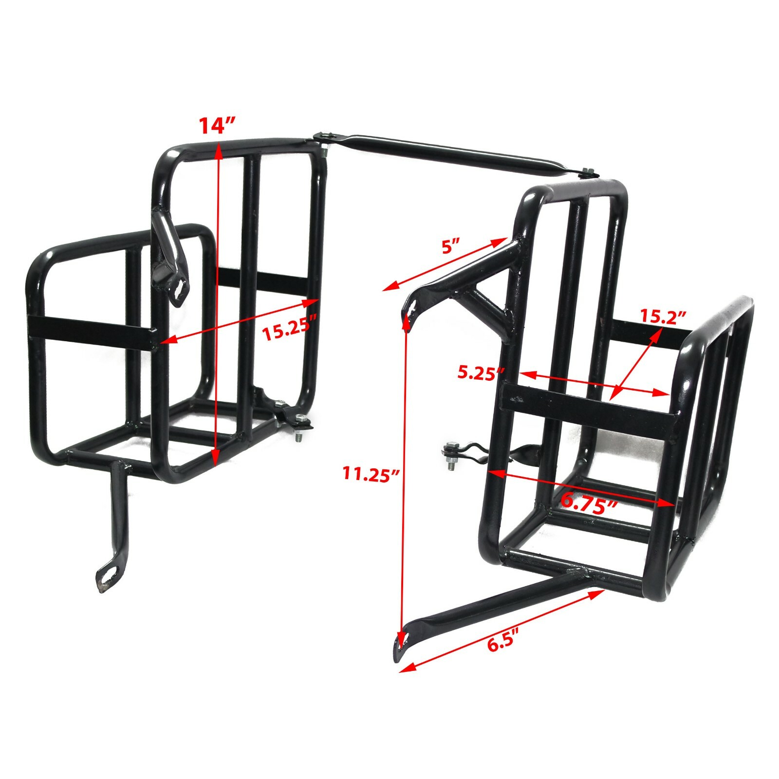 Fits Royal Enfield Classic UCE Luggage Pannier Carrier set + Case Box 