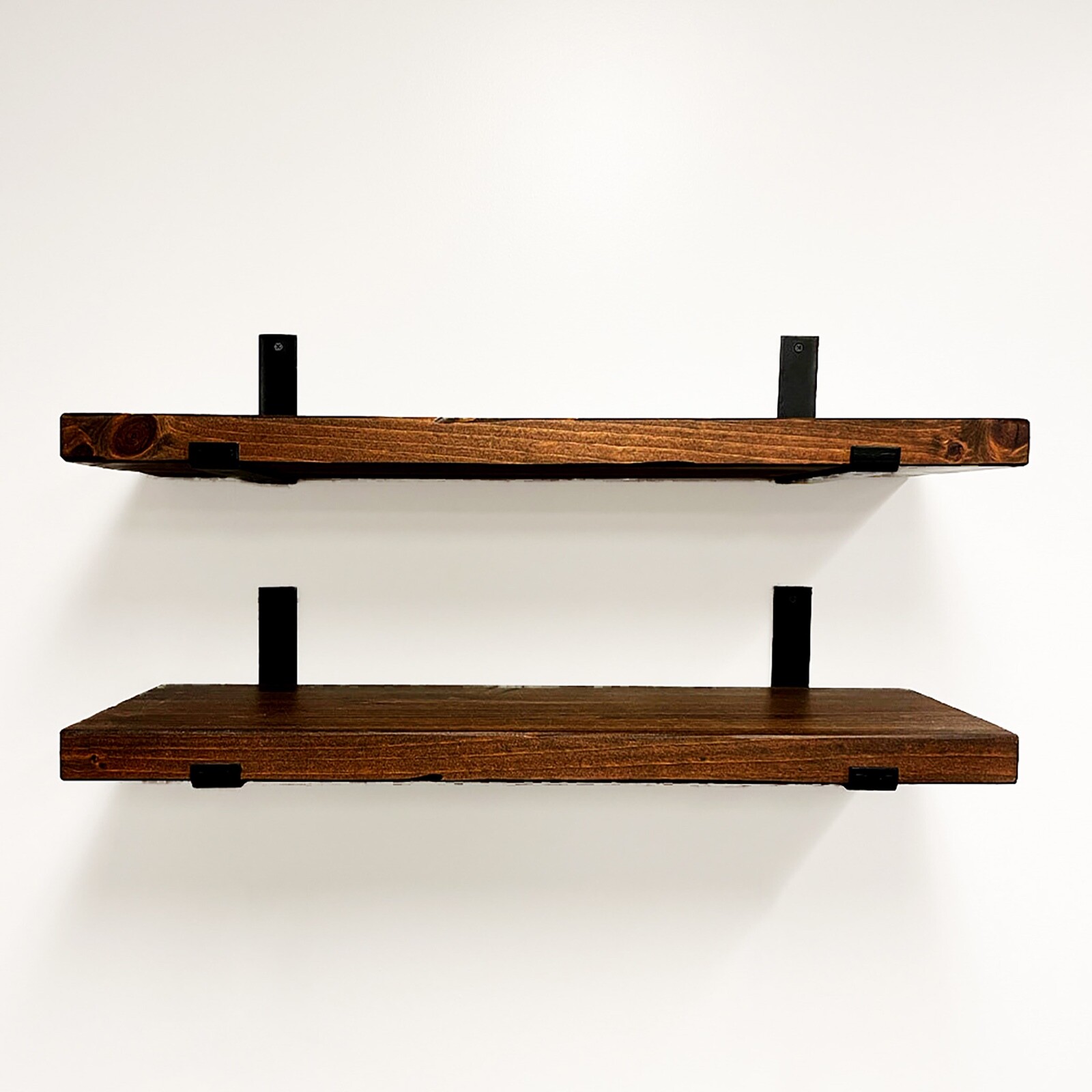 【SALE】wood iron shelf 690*600*225〈ブラウン〉 iron shelving unit with six adjustable wooden shelves