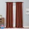 Aiyufeng Terracotta Blackout Curtains for Bedroom 96 Inches Long 2 Panels, Thermal Insulated, Energy Saving Living Room Window Treatment Curtains Blackout Drapes, W40 x L96 Inch, Terracotta
