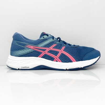 

Женские кроссовки Asics Gel Contend 6 1012A570 синие кроссовки размер 7,5, Синий, Gel Contend 6