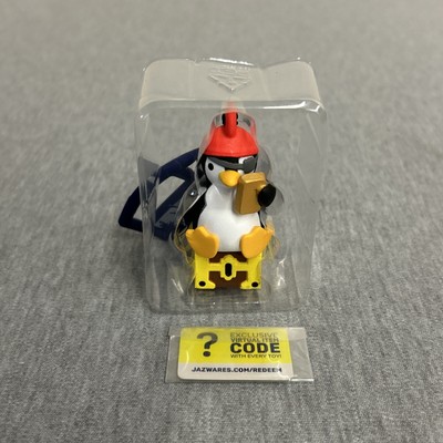 Jazwares Dev Series Hangers Mini Figure KeyChain w/ Code Build A Boat Penguin