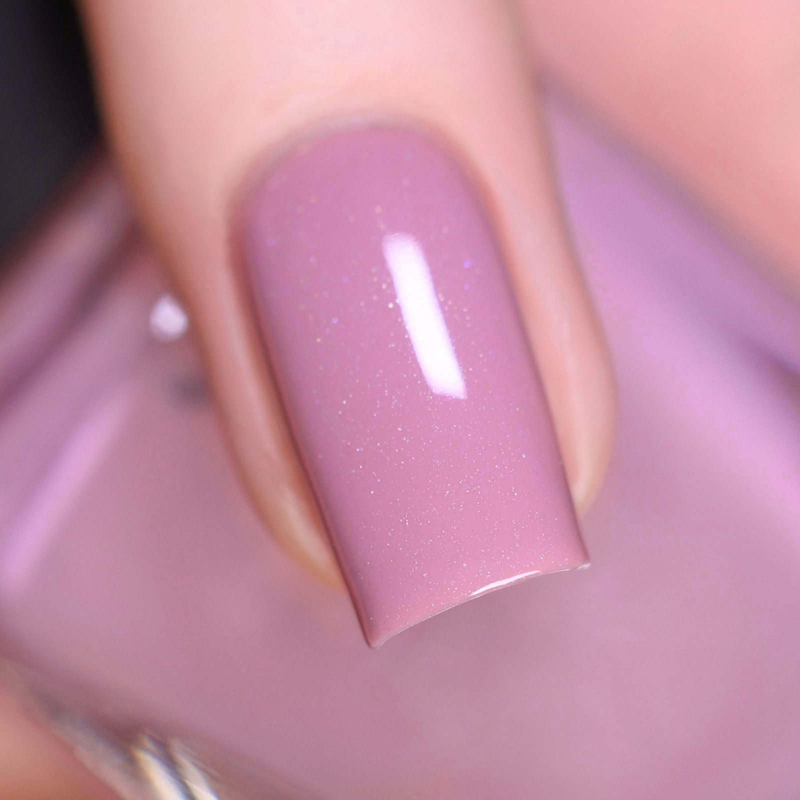 ILNP Harmony - Light Rosy Mauve Holographic Nail Polish