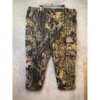 No Scent Technology Cargo Pants Mens 2XL Camo Fleece Hydroproof Ultra EUC