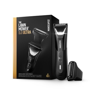MANSCAPED  The Lawn Mower  5.0 Ultra Groin & Body Hair Trimmer with Dual-blades