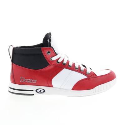 Dexter Dave Hi-Top DM0001894 Mens Red Synthetic Lace Up Athletic Bowling Shoes 7