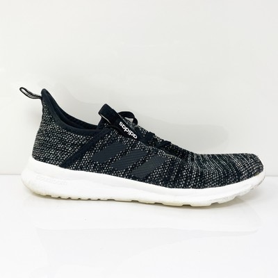 

Adidas Womens Cloudfoam Pure DB0694 Черная повседневная обувь Кроссовки Размер 7,5, Черный, Cloudfoam Pure