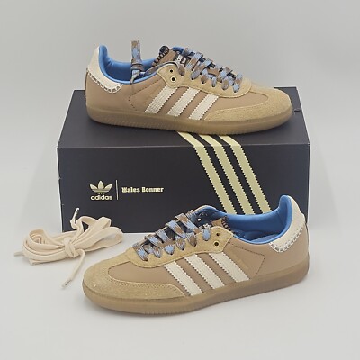 Size 8M / 9W  WALES BONNER x ADIDAS SAMBA NYLON  DESERT WHITE     FAST SHIP