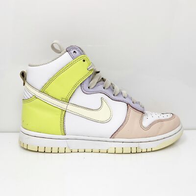 

Nike Womens Dunk High DD1869-108 Белые баскетбольные кроссовки, размер 5,5, Белый, Dunk High