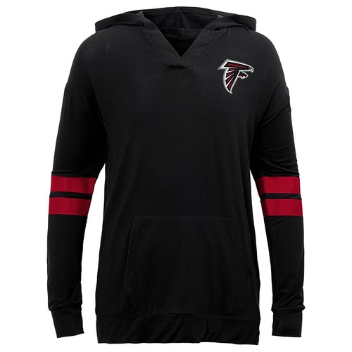 Outerstuff Молодежная футболка НФЛ для девочек (4–14 лет) Atlanta Falcons Team Цветная футболка с капюшоном