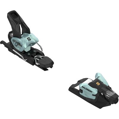 Salomon Strive 12 Gripwalk All-Mountain Ski Bindings, Bleached Aqua/Gold, 100mm