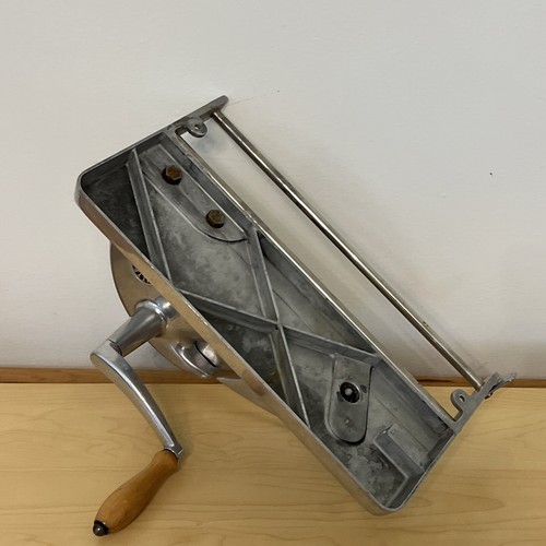 vintage Ritter Patent manual Hand Crank meat slicer