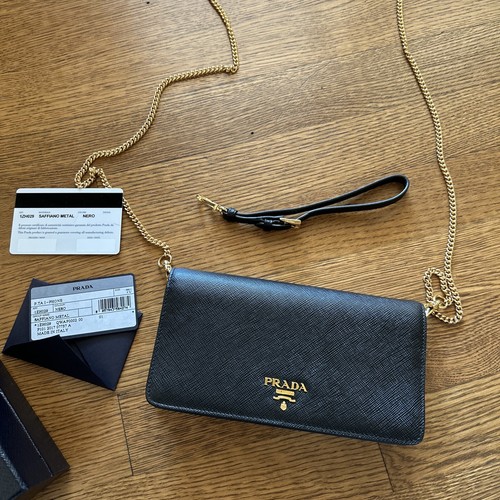 NWT Prada 1ZH029 Giada Saffiano Black Leather Mini Crossbody NWT Prada 1ZH029 Giada Saffiano Black Leather Mini Crossbody