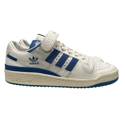 Adidas Forum 84 Low Goat Skin Leather White Royal Shoes
