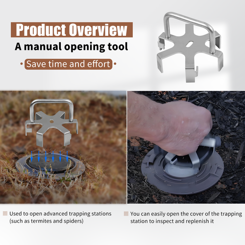 Advance Termite Bait Station Spider  Access Metal Tool