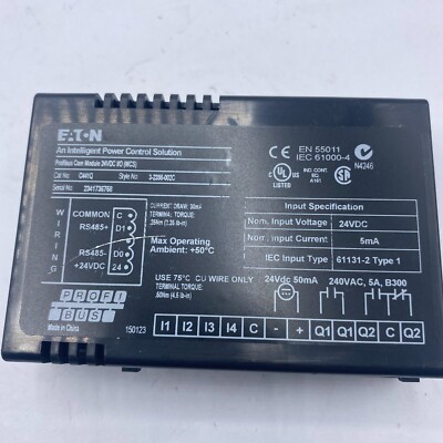 EATON C441Q Communication Adapter Profibus COM I/O Module 24VDC 61131-2 Type 1