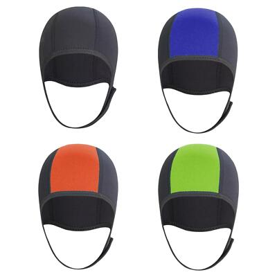 3mm Neoprene Scuba Diving Hat Flexible Head Cover Surfing