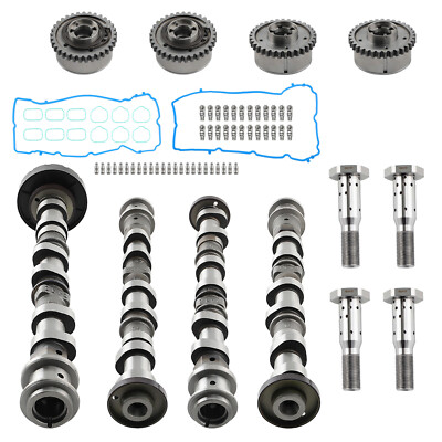 Camshaft & Phaser Rockers Arms Lifters Kit for Chrysler Dodge 3.6L V6 2011-2016