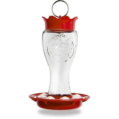 Pennington Glass Hummingbird Feeder 16 oz Nectar Capacity