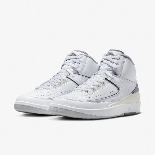 

Мужская повседневная обувь Nike Air Jordan 2 Retro AJ2 Cement Grey LifeStyle DR8884-100, Белый, Air Jordan 2 Retro