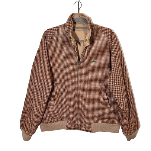 古着 短丈 Lacoste reversible jacket Vintage 80s Lacoste Reversible Bomber Jacket - Etsy