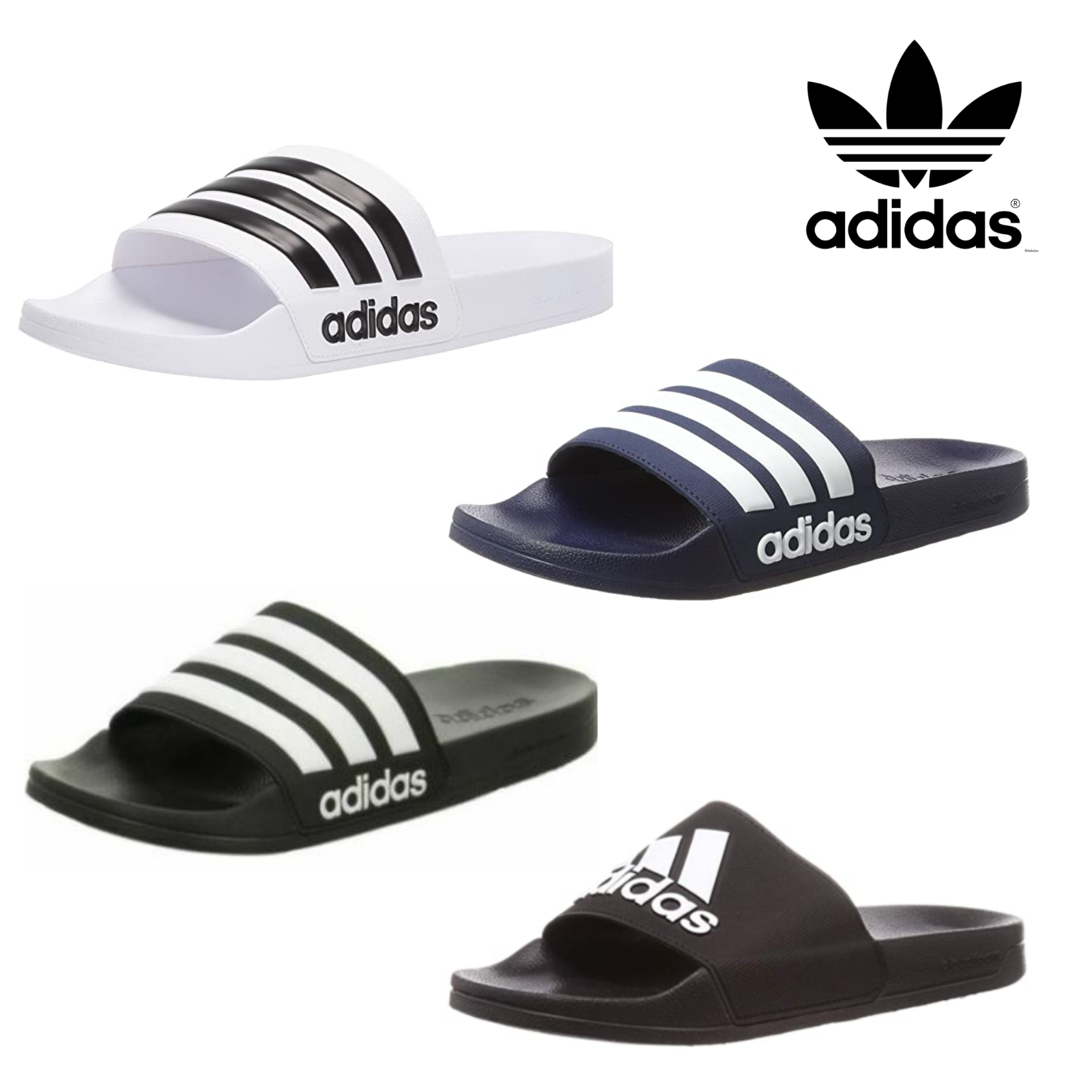 Adidas Adilette Shower Herren Schuhe Badeschuhe Sandale Badelatschen Slipper